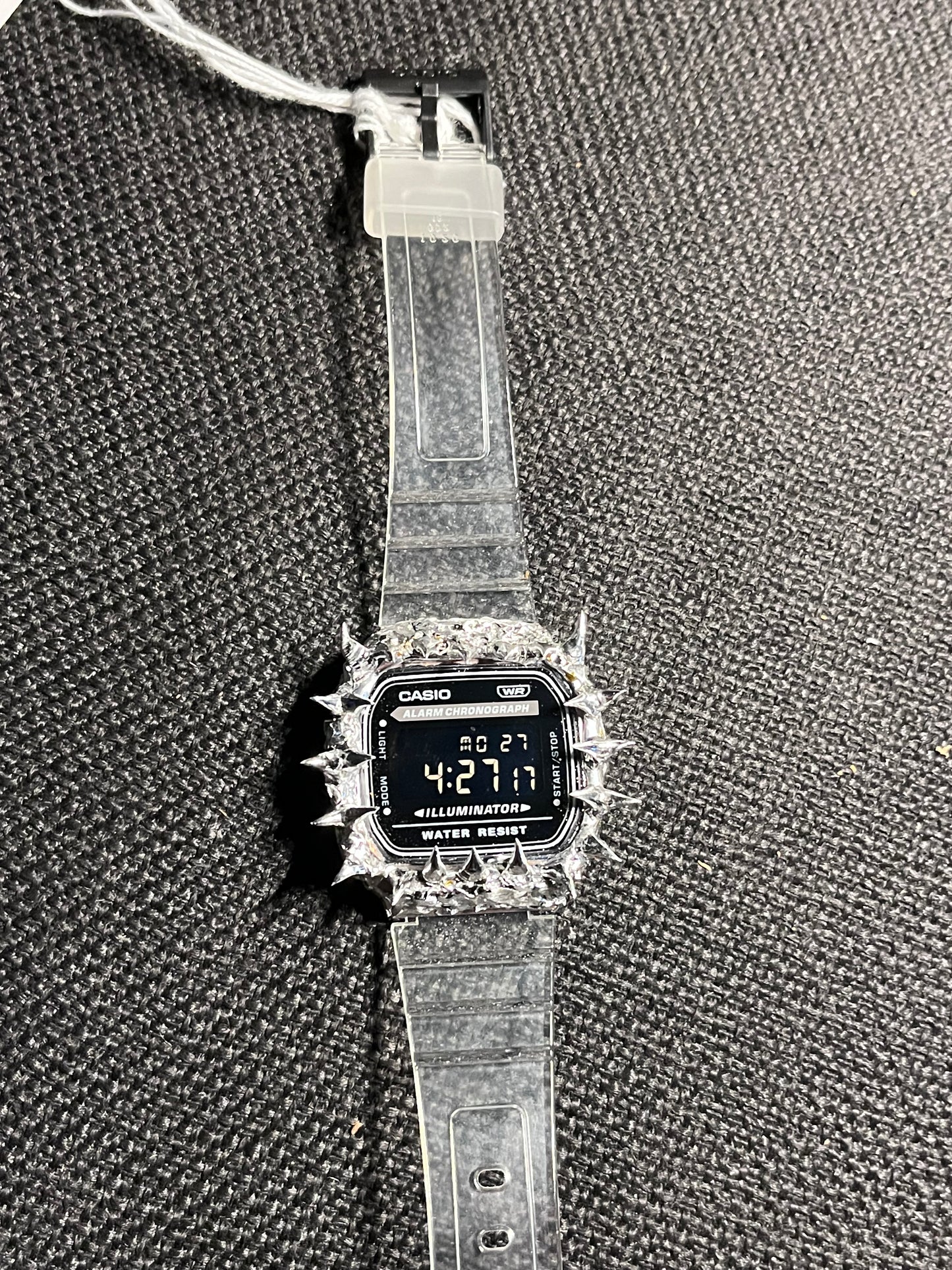 Casio original with transparent strap