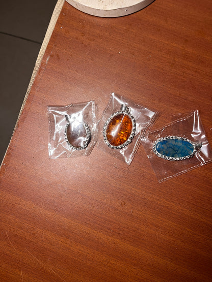 Solded pendants set of 3