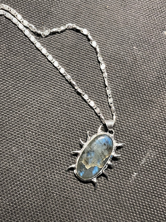 Broken stone pendant