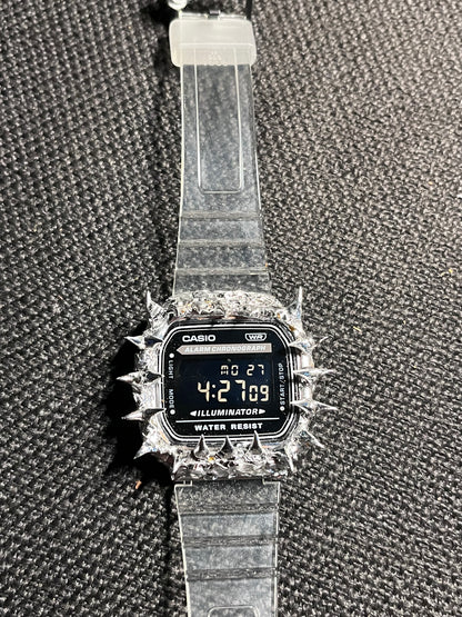 Casio original with transparent strap