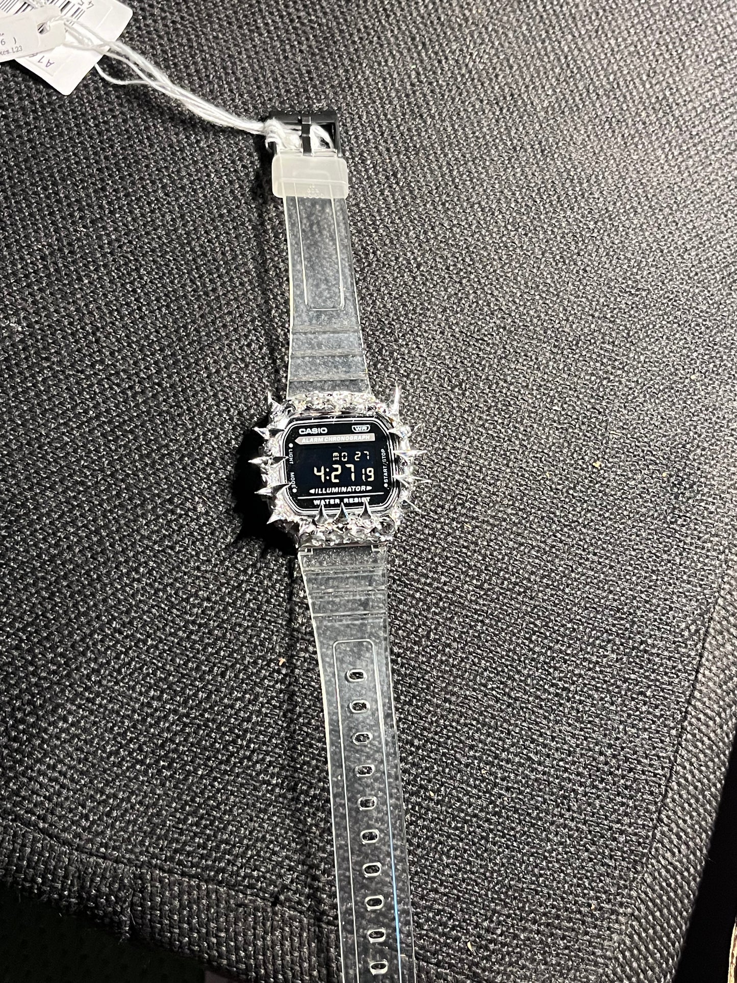 Casio original with transparent strap